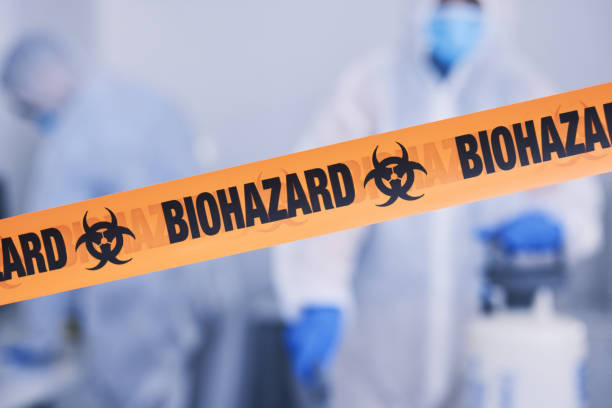 Professional Infectious Disease Decontamination technician working in Sterling, VA
